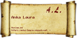 Anka Laura névjegykártya
